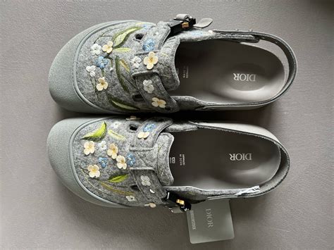 dior birkenstock embroidered|Dior Birkenstock pandabuy.